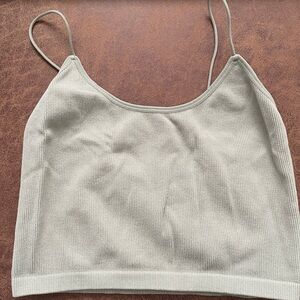 3/$10 SALE  Sage Green Crop Top Cami